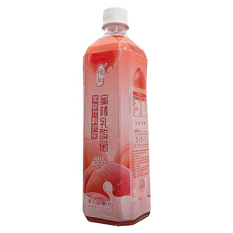 恒记蜜桃乳酸菌风味饮料1*1kg瓶