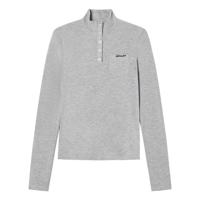 Eptison休闲短款半高领打底衫