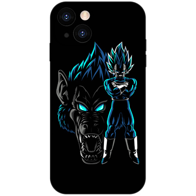 贝吉塔猩猩七龙珠小众手机壳适用苹果16小米15动漫艺术14华为OPPO液态硅胶VIVO磁吸iPhone17ProMax防摔保护套