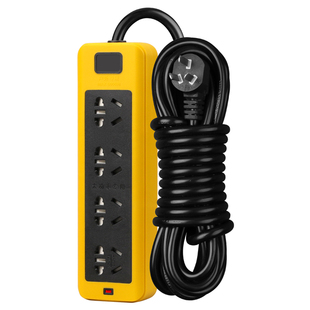 6000W排插纯铜带线大功率插排空调热水器电磁炉取暖器充电线插座