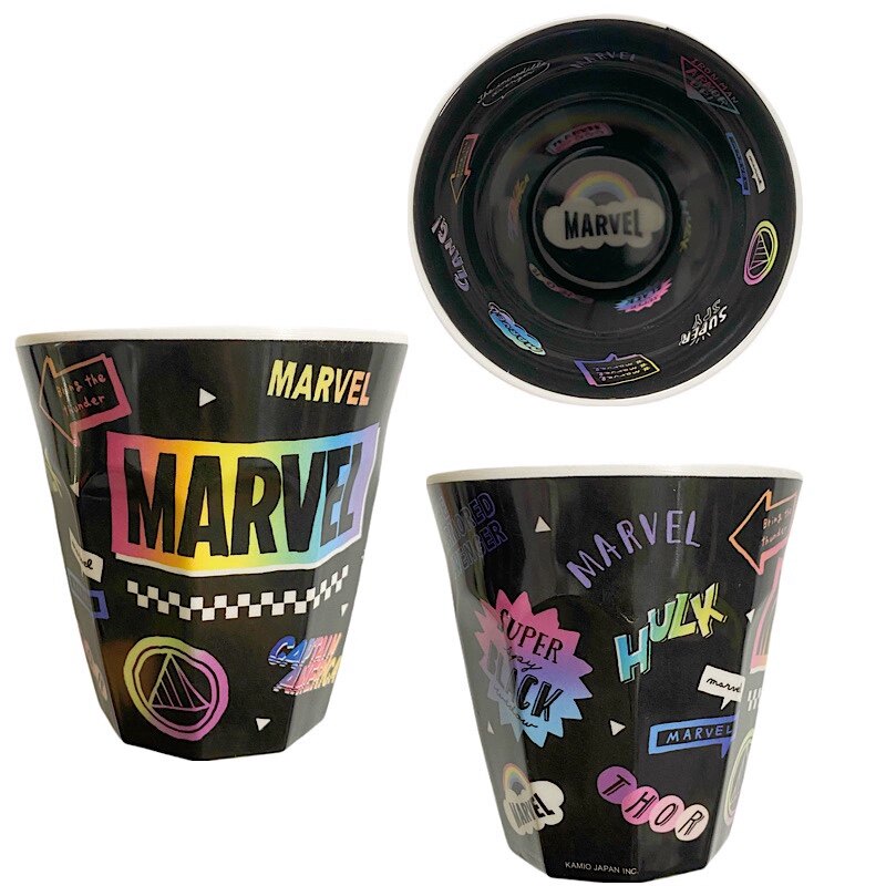 卡通动漫蜘蛛侠钢铁侠美国队长复联MARVEL密胺漱口杯270ml水杯