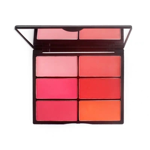 卡梅拉六色腮红盘组合多色粉色杏色平价影楼演出舞台妆化妆品