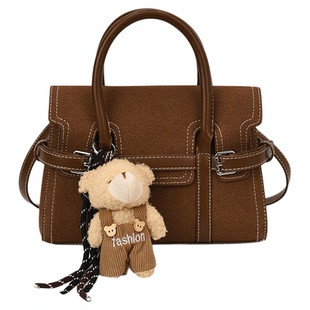 2025新款简约轻奢手提斜挎包小众设计女包休闲单肩小方包通勤包包