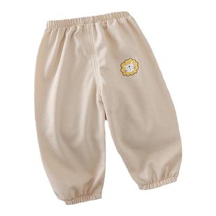 春秋儿童韩版卫裤宝宝运动休闲裤薄款外穿裤男女中小童百搭棉裤子