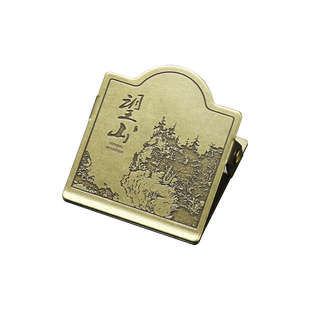 复古黄铜夹装饰挂件TN黄铜夹手账夹旅行本写生夹30017