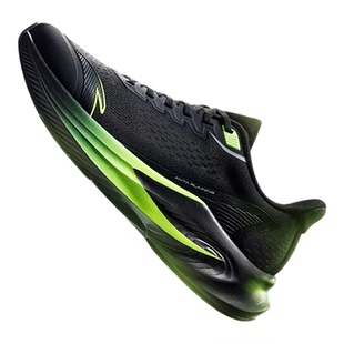 安踏毒刺6黑色跑步鞋男鞋官方旗舰革面防泼水运动鞋男士耐磨跑鞋