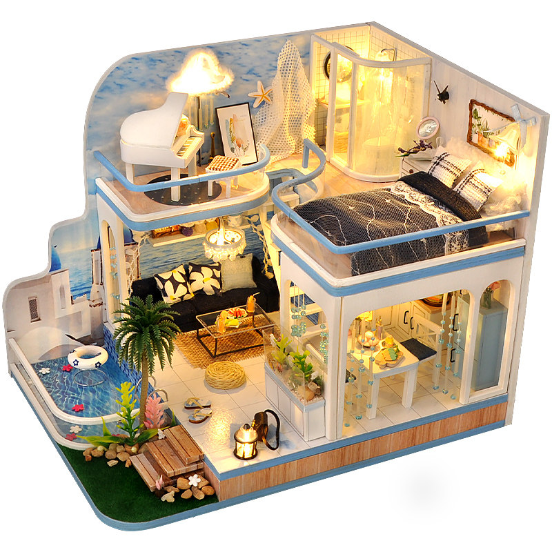 生日礼物创意diy手工小屋模型屋