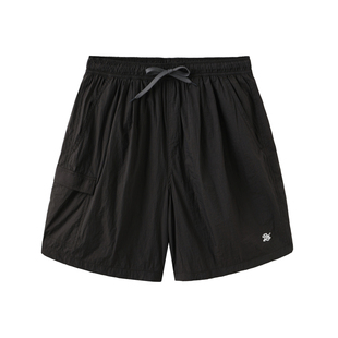 DAKYAM(达人)2026S/S Wrinkle Drift Shorts轻褶网眼通勤松紧短裤