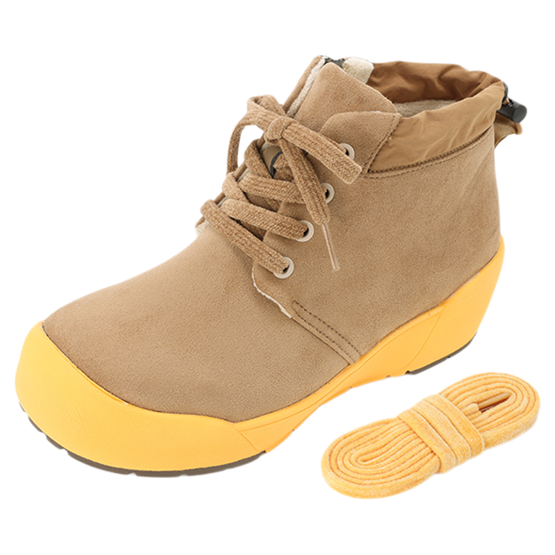 Pansy盼喜日本女鞋超轻舒适户外防滑加绒保暖短靴2025年新款