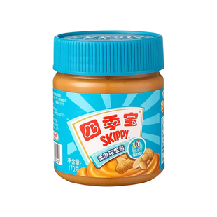四季宝柔滑花生酱170g火锅蘸料早餐拌热干面包三明治吐司涂抹下饭