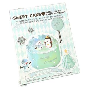 同学录二次元雪人蛋糕学生版六年级初高中通用纪念册创意高颜值