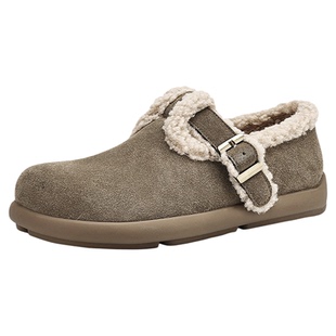 达芙妮勃肯鞋雪地靴女款2025新款冬季靴子毛绒棉鞋女鞋厚底毛毛鞋