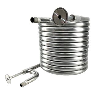 精酿 麦汁冷却逆流螺旋盘管304不锈钢酿酒啤酒冷却设备KegLand