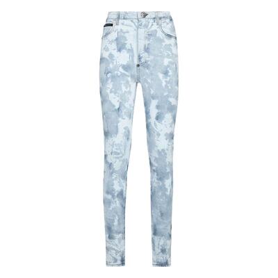 PHILIPP PLEIN 女士超高腰牛仔打底裤