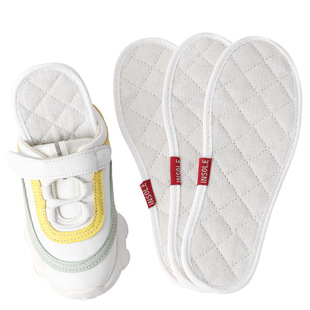 儿童棉布鞋垫宝宝婴幼儿小孩专用冬季保暖艾草棉麻防臭吸汗男女童