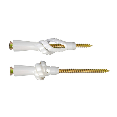 打结塑料膨胀螺丝空心墙专用膨胀管墙上膨胀螺栓50/60/80加强型