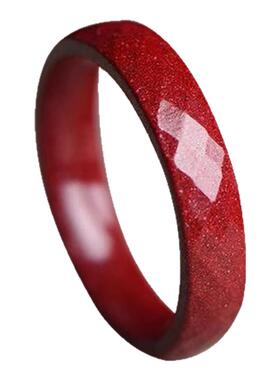 女款戒指朱砂小众情侣