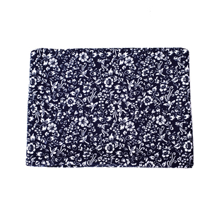 乌镇蓝印花布料手工纯棉蜡染布料蓝花青花瓷中国风桌布民族风窗帘