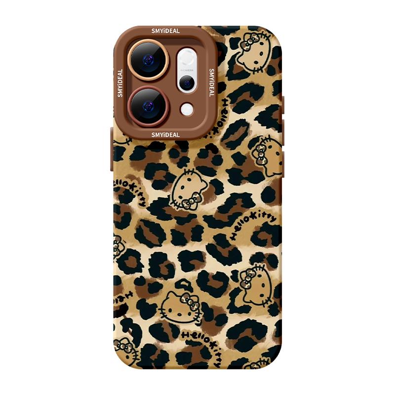 适用opporeno14手机壳reno13新款reno14pro外壳reno9秋冬硅胶reno12高颜值pro豹纹KT猫2025高级感10全包8防摔