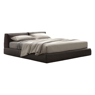 poliform原版意式极简真皮床主卧1.8m布艺床现代简约头层真皮婚床