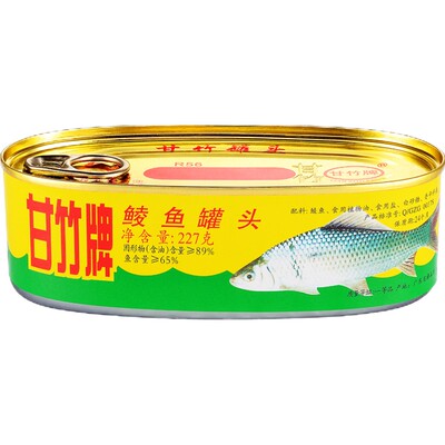 甘竹牌甘竹官方鲜炸鲮鱼罐头即食