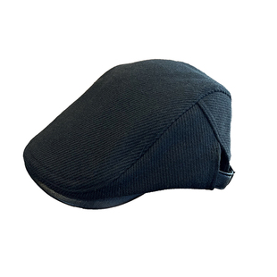 复古前进帽女秋冬新款显脸小反戴贝雷帽英伦风气质毛呢鸭舌帽子男