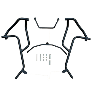 适配ZEEHO极核AE5iPRO护杠电摩款保险杠后货架后脚蹬后靠背改装件