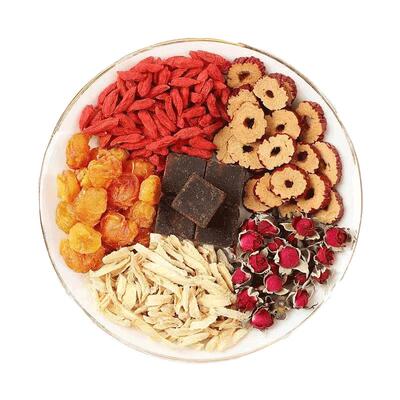 红糖姜枣茶桂圆枸杞黑糖