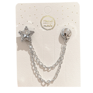 裤脚防拖地神器衣服打结扣衣角裤子长改短调节扣磁吸扣裤腿挽边扣