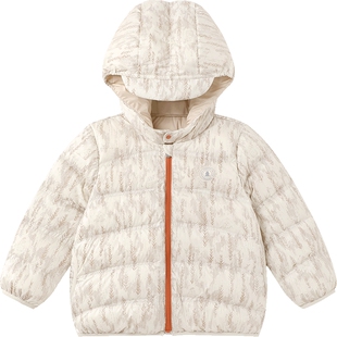 【商场同款】英氏超韧绒儿童羽绒服冬季保暖防寒男女童连帽外套