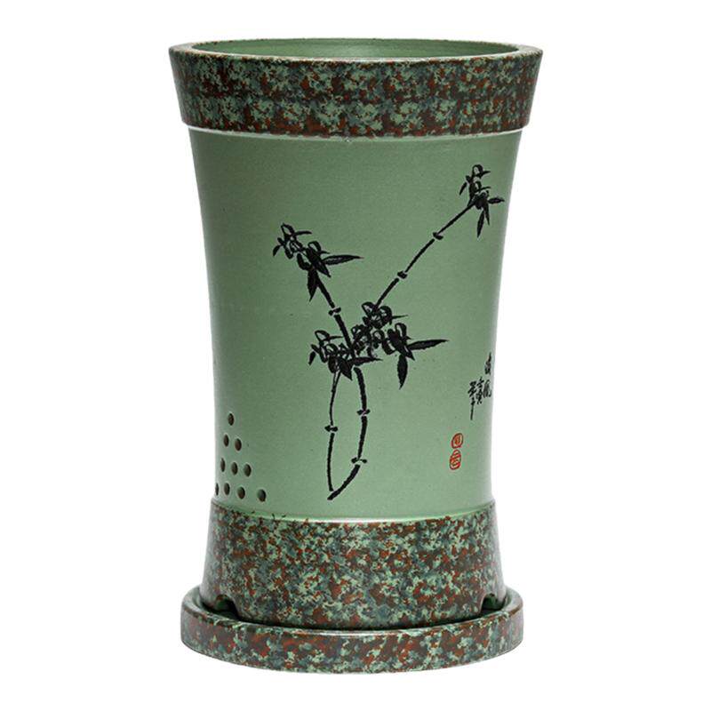 精品紫砂花盆兰花专用盆