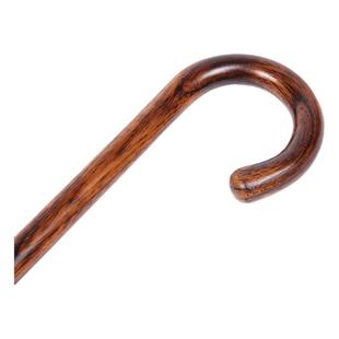 英伦弯钩拐杖英国绅士手杖一体实木文明棍影视剧豪斯医生同款拐棍