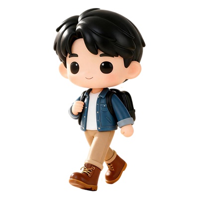 Q版真人手办定制全彩人像定制