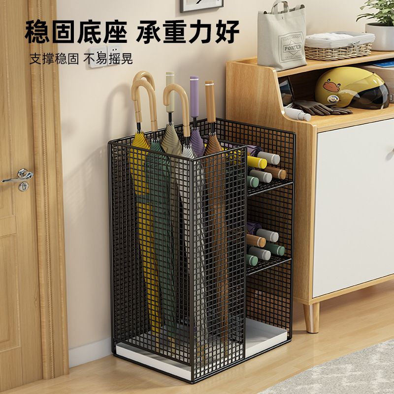 雨伞收纳架家用门口商用大堂放架桶装放沥水神器伞置物架伞具入户