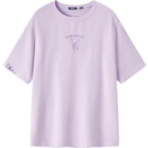 森马大力水手联名短袖T恤女图案潮流趣味夏季宽松做旧衣服复古风