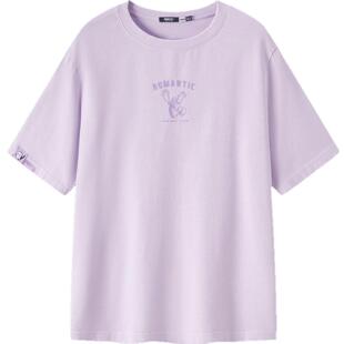 森马大力水手联名短袖T恤女图案潮流趣味夏季宽松做旧衣服复古风