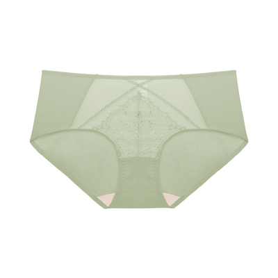 贵夫人锦纶女抗菌桑蚕丝里裆内裤