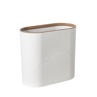 垃圾桶家用卫生间厕所厨房专用无盖高颜值马桶夹缝窄款大容量纸篓