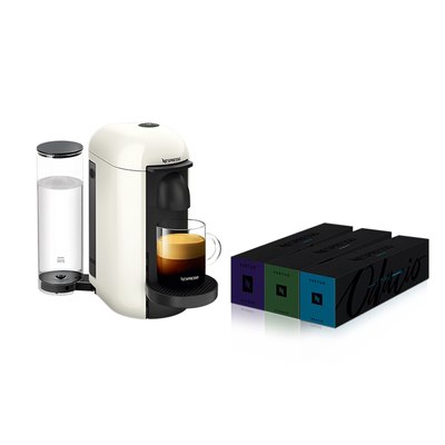 Nespresso胶囊咖啡机全自动胶囊咖啡机 Vertuo Plus VP含30颗胶囊