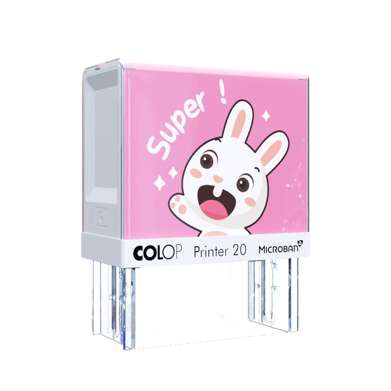 COLOP儿童名字印章防水姓名贴幼儿园翻转回墨印章定做卡通可爱不掉色原装进口刻乐圃衣物印章入园准备用品
