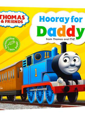 进口英文原版绘本小火车托马斯和朋友们Thomas & Friends Hooray for Daddy 平装 儿童英语启蒙图画故事书 动画片绘本
