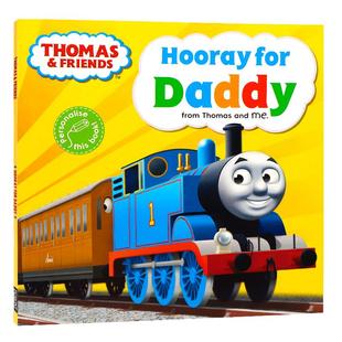 小火车托马斯和朋友们Thomas & Friends Hooray for Daddy 进口英文原版绘本 儿童英语早教启蒙图画故事书 亲子读物 动画片绘本