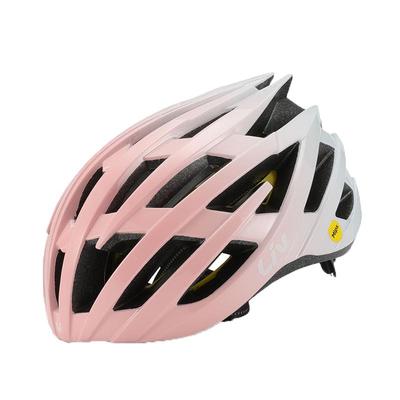 捷安特骑行头盔渐变粉色