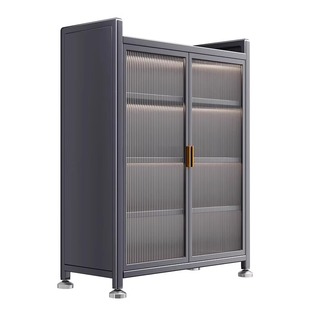 厨房餐边柜落地多层厨房多功能置物架落地多层储物橱柜客厅收纳柜