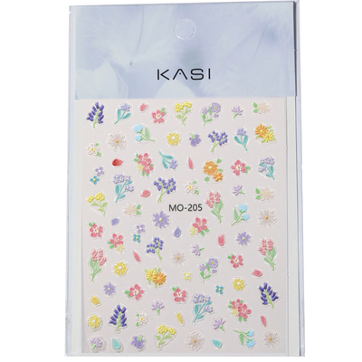 KaSi浮雕贴花立体花朵装饰品