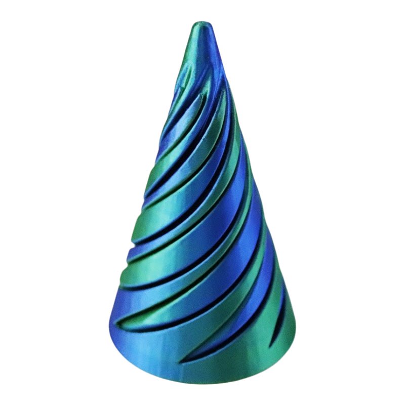 【解压玩具】3d打印大号旋转塔锥型变形玩具螺旋葫芦手指拼装礼物