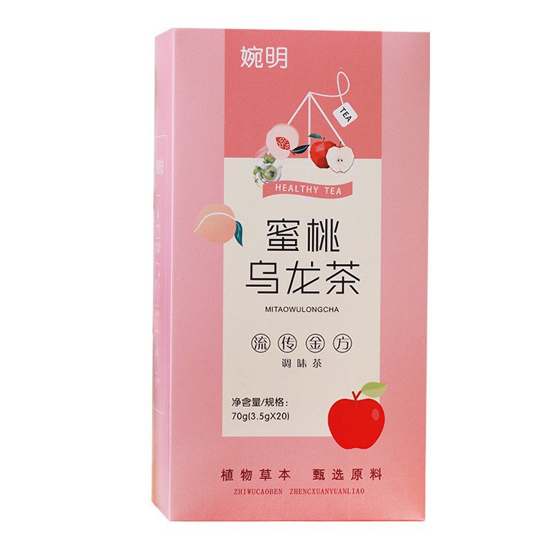 蜜桃乌龙果香低卡三角袋装茶