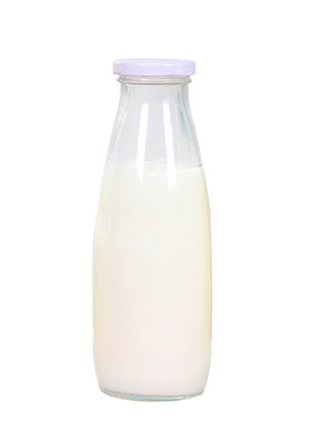 玻璃奶瓶鲜奶瓶酸奶杯200-250-500ml-奶吧专用牛奶瓶带盖定制logo