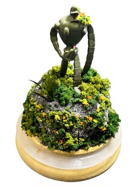 纯手工拉普达机器人微缩景观模型手办装饰摆件创意礼物满就送供奉