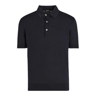 ZEGNA杰尼亚海军蓝Polo衫
